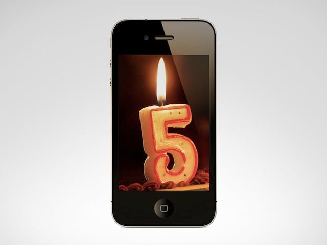¡Feliz cumpleaños 5 iPhone!