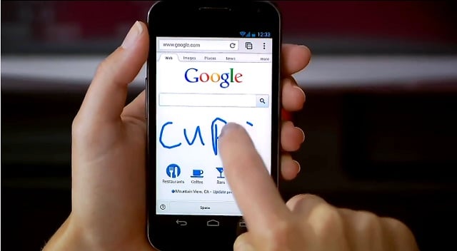 Google Handwrite; búsquedas con escritura a mano en tu smartphone