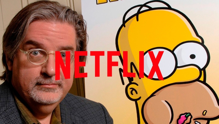 El creador de Los Simpsons realizará una animación exclusiva para Netflix