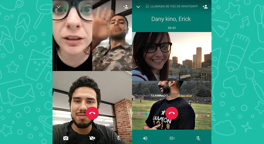 Cómo realizar una llamada y videollamada grupal en WhatsApp