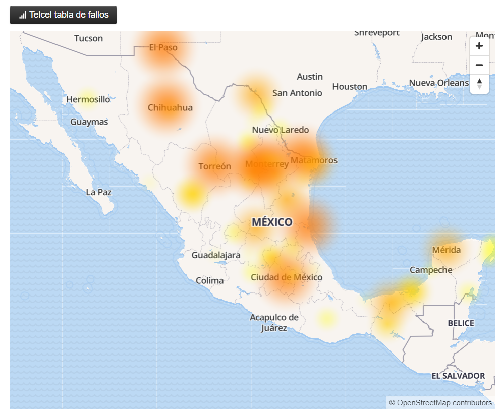 unocero Reportan fallas en datos móviles con la red de Telcel