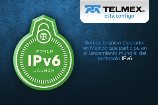 Telmex ya soporta IPv6