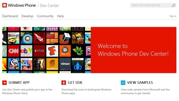 Windows phone 7 estrena sitio en Español para desarrolladores