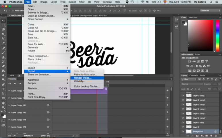Como Animar Un Dibujo En Photoshop