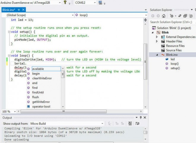 visual studio arduino