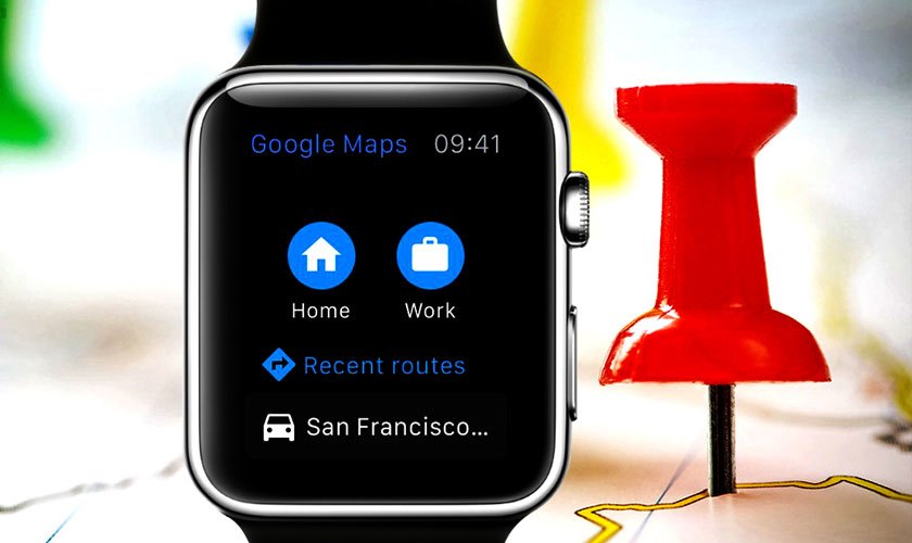 mi watch google maps