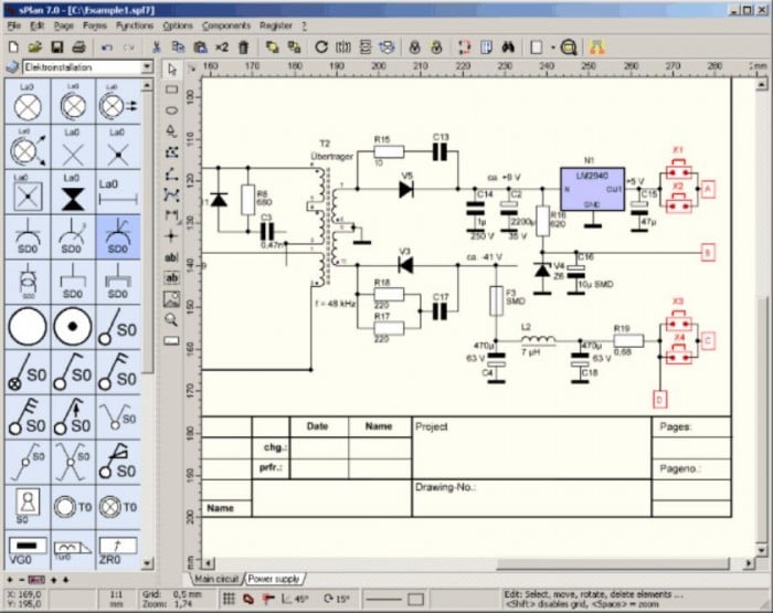 Software Para Diseño De Diagramas Electrónicos Simple Y Fácil De Usar 3648