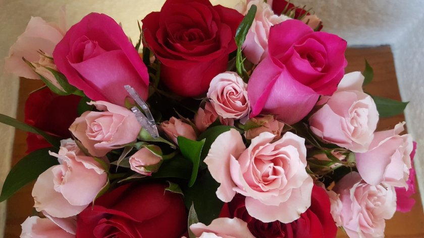 Envié un “Arreglo de Rosas y Muchos Besos” y todo bien