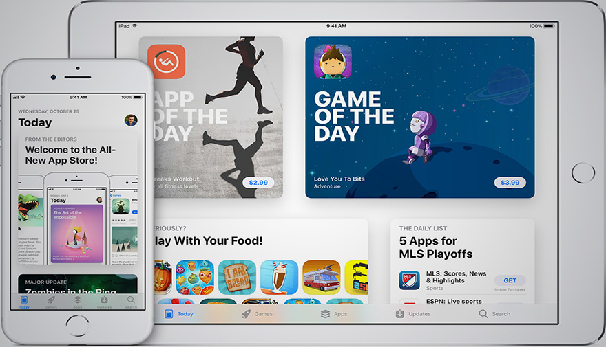 Interface De App Store Apple actualiza la interfaz web de la App Store