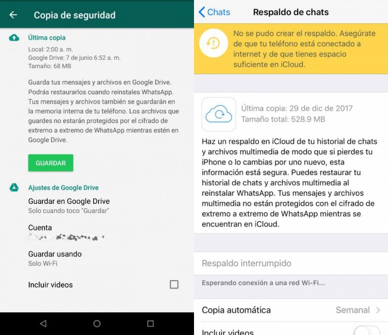 Cómo activar y desactivar las copias de seguridad en WhatsApp para no ...