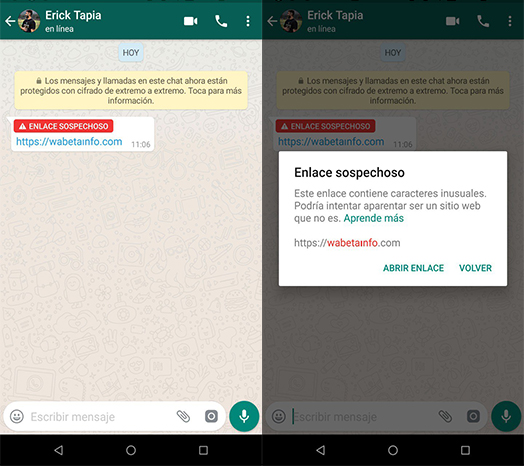 Cómo probar la nueva función de WhatsApp en Android para evitar entrar ...