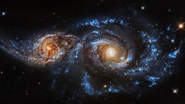 Astrónomos confirman la colisión de dos galaxias en la Vía