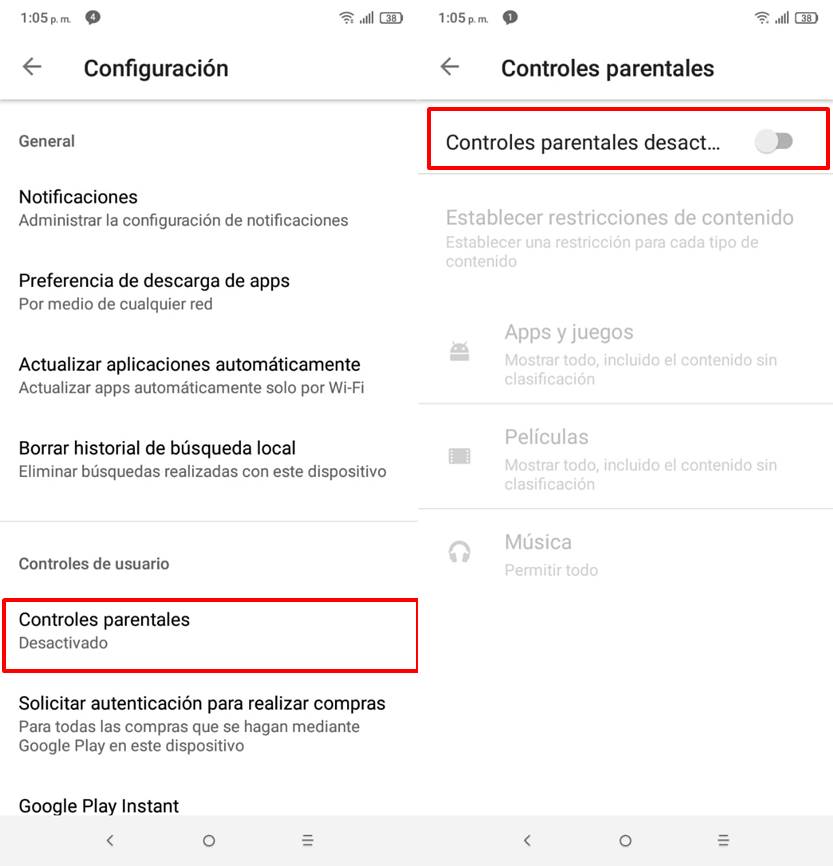 unocero - Así puedes usar el Control Parental en la Google Play Store