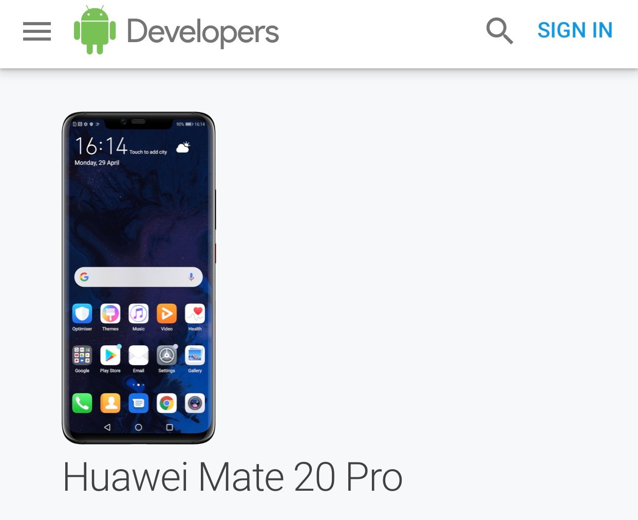 Breaking: El Huawei Mate 20 Pro regresó a la lista de la beta de Android Q. Noticias en tiempo real