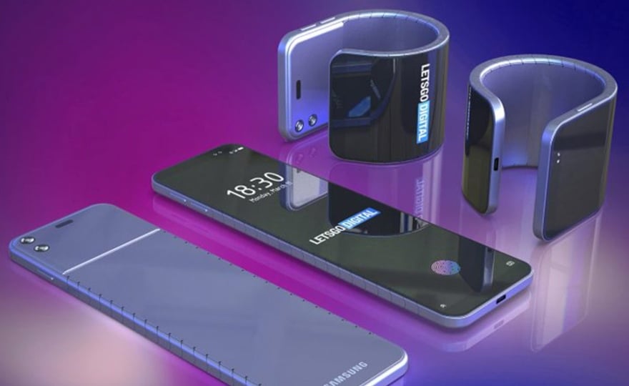 A un lado, smartphones plegables: Samsung trabaja en uno enrollable. Noticias en tiempo real