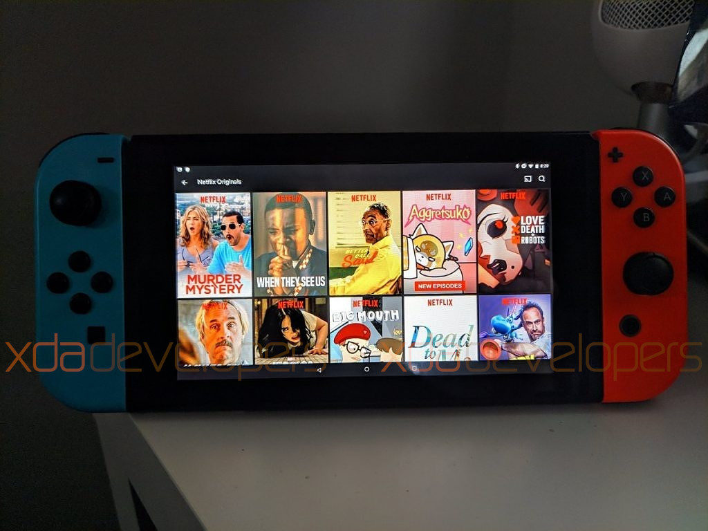 Установка android на nintendo switch