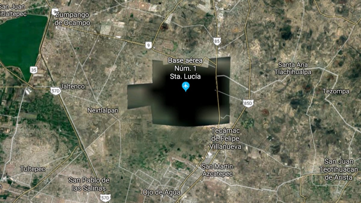¿Por qué Google “borró” las imágenes satelitales de la base aérea de Santa Lucía?. Noticias en tiempo real