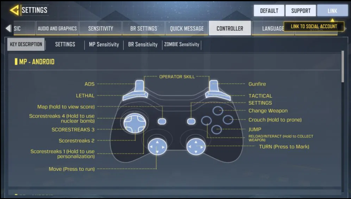 como jugar call of duty mobile con control de xbox