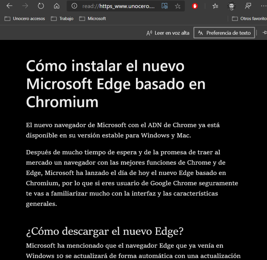 unocero Probé el nuevo Microsoft Edge, y no pienso volver a usar Chrome
