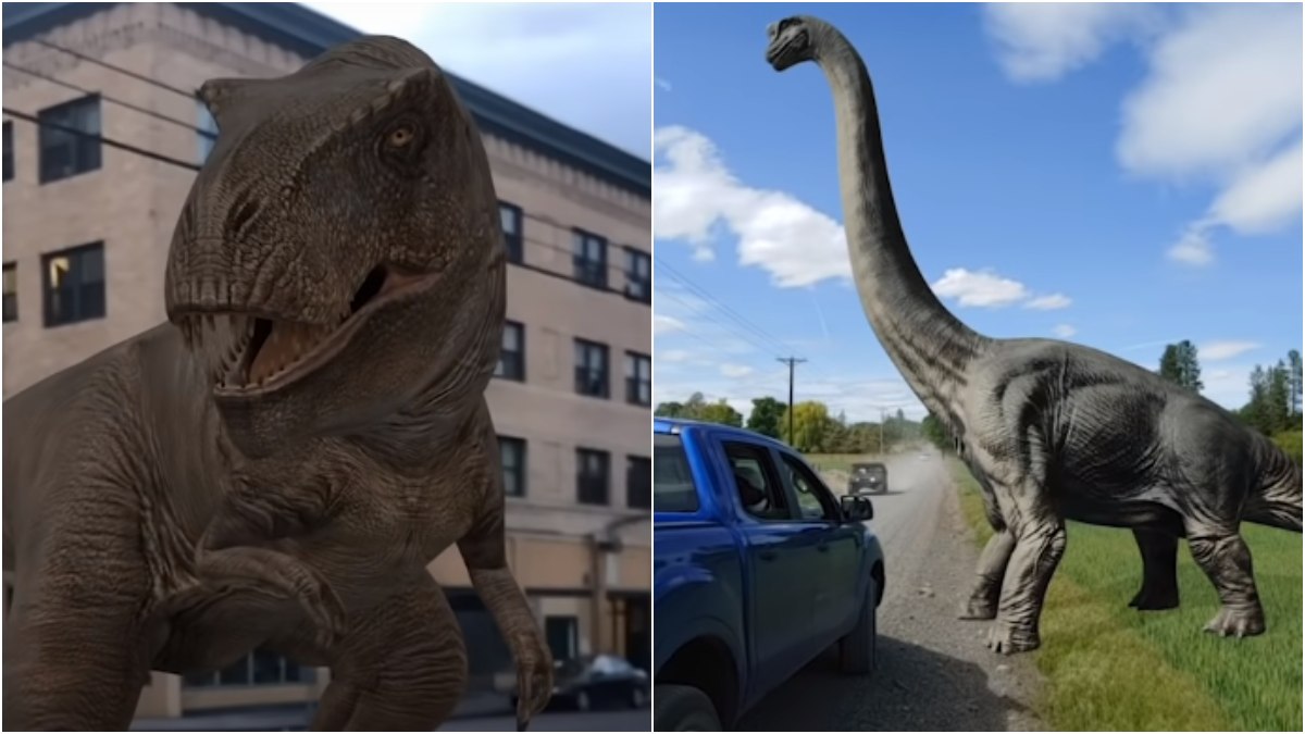 unocero - Llegan a Google dinosaurios a escala real en realidad aumentada