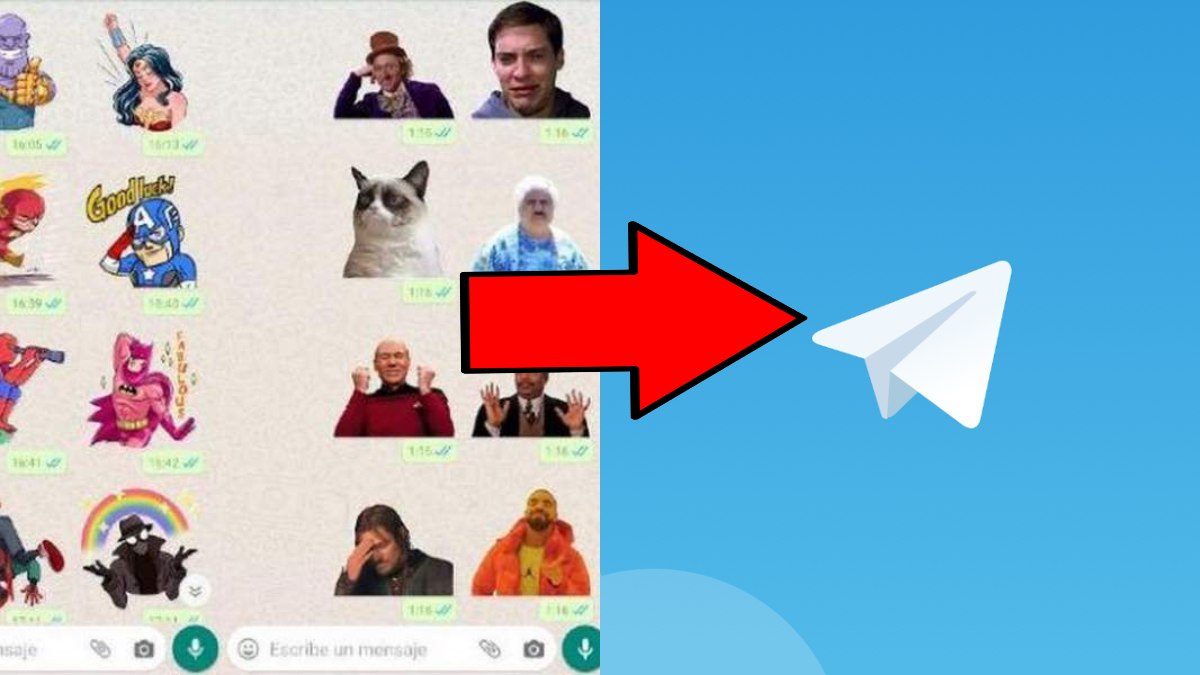Cómo pasar todos tus stickers de WhatsApp a Telegram. Noticias en tiempo real