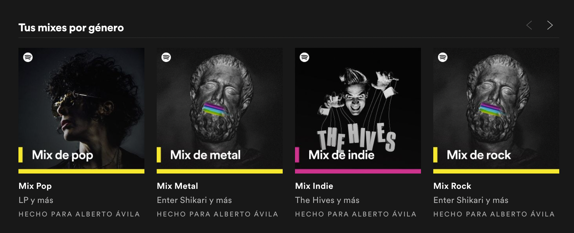 unocero Spotify Mixes así son las nuevas playlist de Spotify para