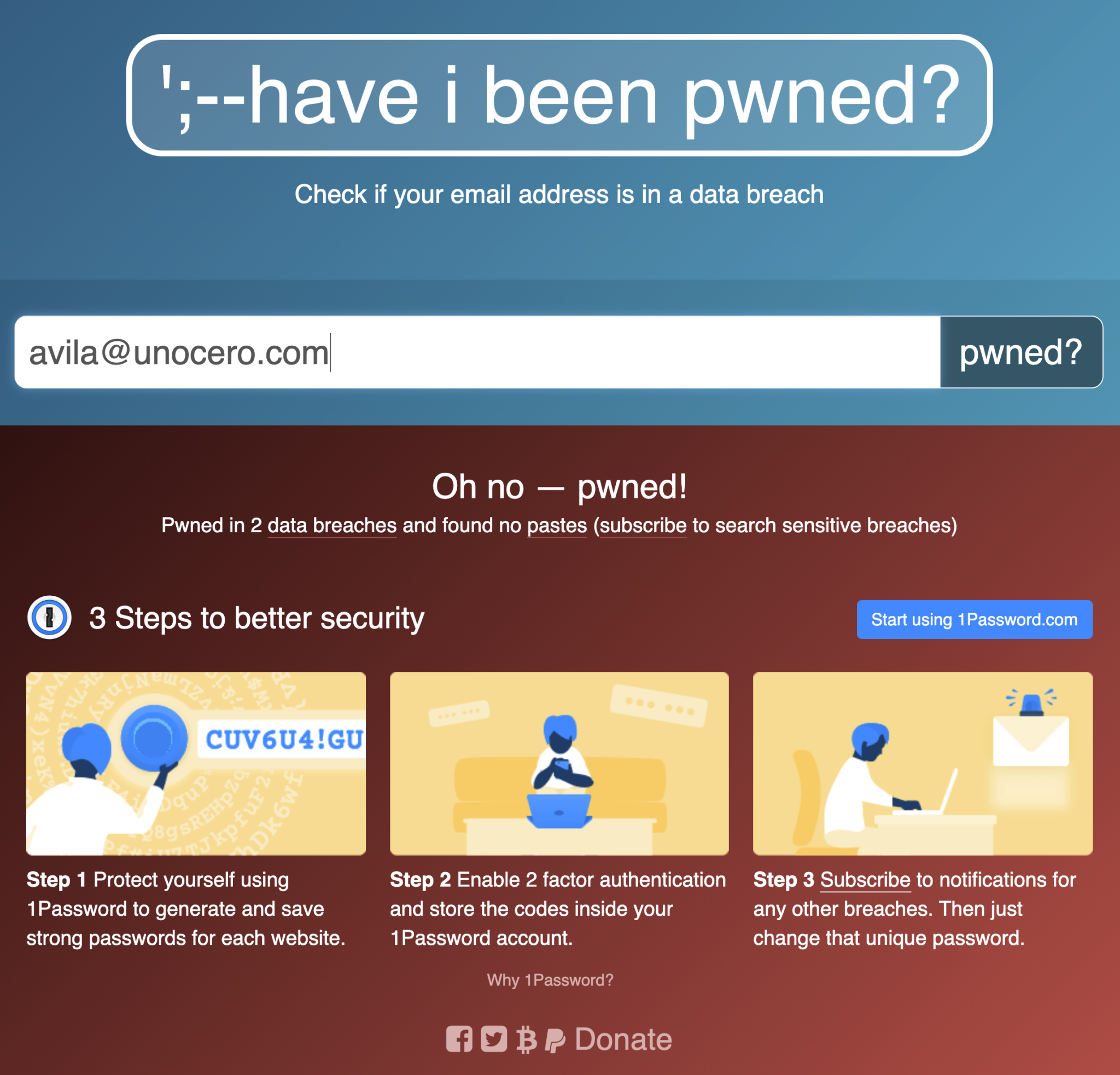 I have been better. Haveibeenpwned. Have pwned. Have been. Facebook data Breach.