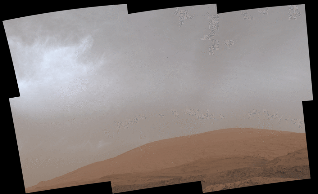 Nubes marcianas (Foto: NASA) 
