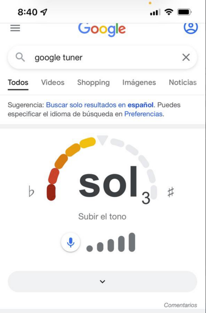 Unocero Google Esconde Un Afinador De Guitarra En El Buscador C Mo