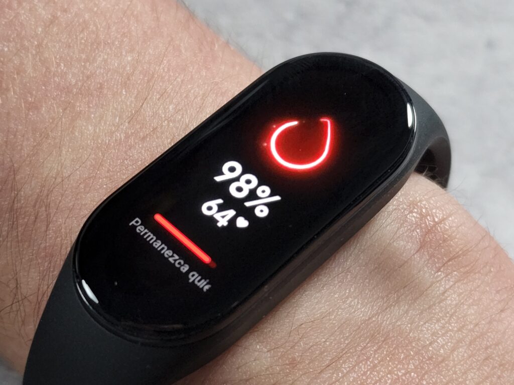 xiaomi smart band 7 oxigenación