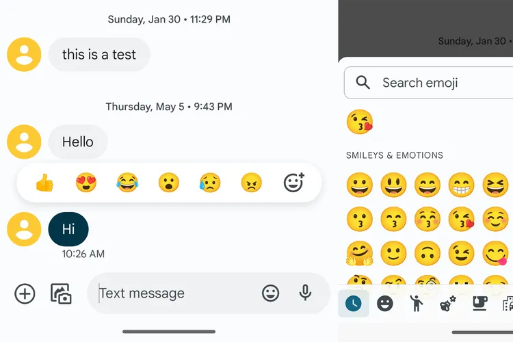 google-messages-amplia-sus-opciones-de-reacciones-en-los-mensajes