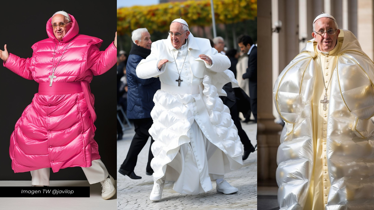 Las imágenes del Papa Francisco creadas con inteligencia artificial. Noticias en tiempo real