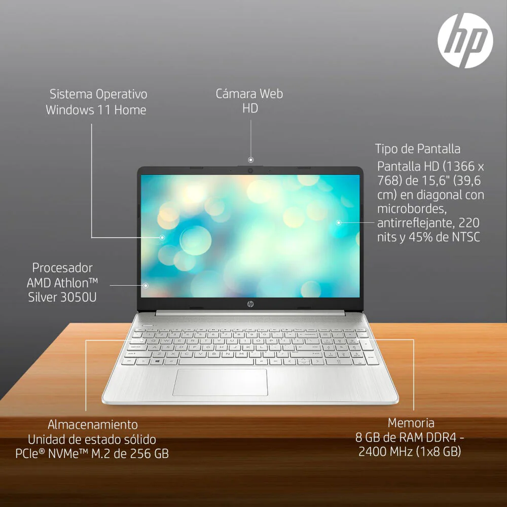 laptop HP 15-ef1501la 