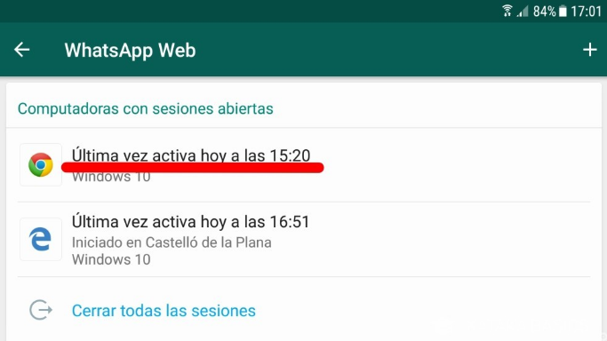 cómo saber si mi whatsapp está intervenido