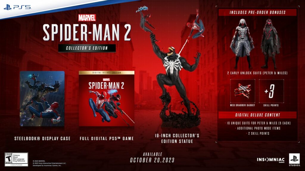 Spider-Man 2 para PS5 fecha de lanzamiento