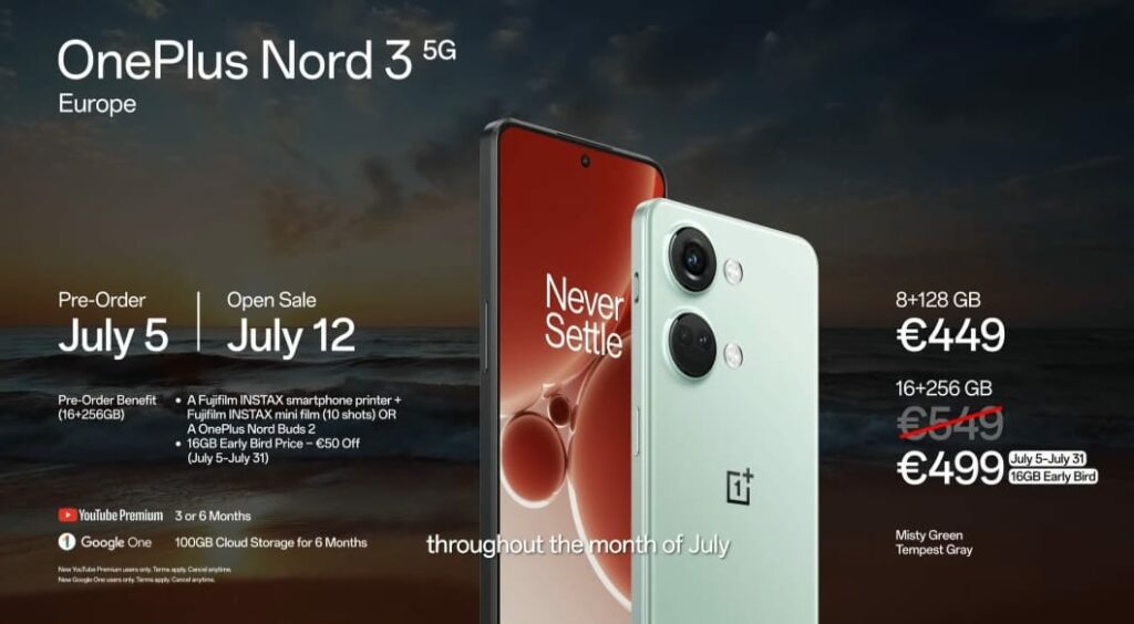 OnePlus Nord 3 5G: precio en México, características, especificaciones y  ficha técnica