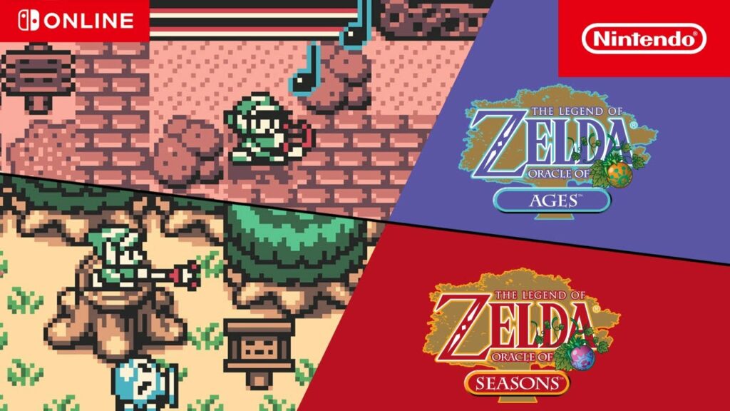 the legend of zelda: oracle of ages y seasons nintendo switch 