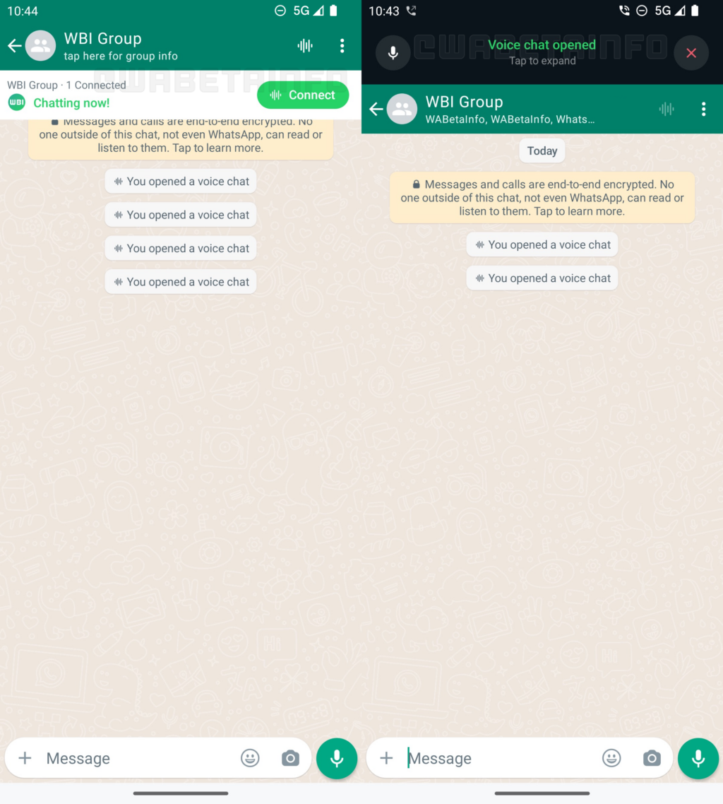 WhatsApp ahora tendrá chats de voz grupal como Google Meet o Discord