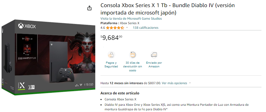 precio xbox series x