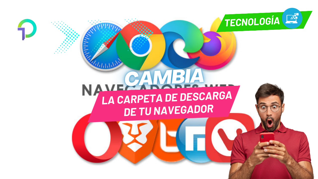 ¿Cómo cambiar la carpeta de descarga en tu navegador web